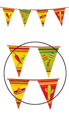 Guirlande Mexicaine Triangles