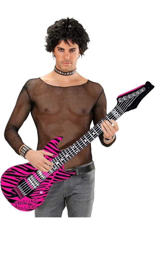 Guitare Fuchsia Gonflable