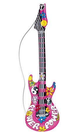 Guitare Hippie Flower Gonflable
