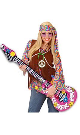 Guitare Hippie Flower Gonflable