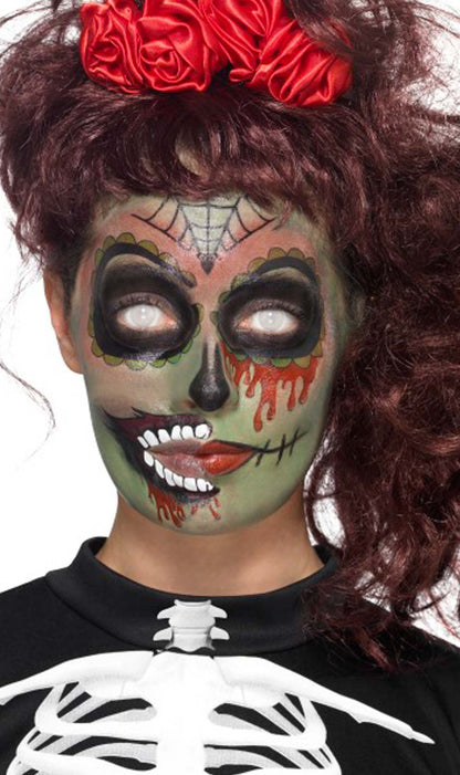 Kit de Maquillage de Dia de Los Muertos Zombie