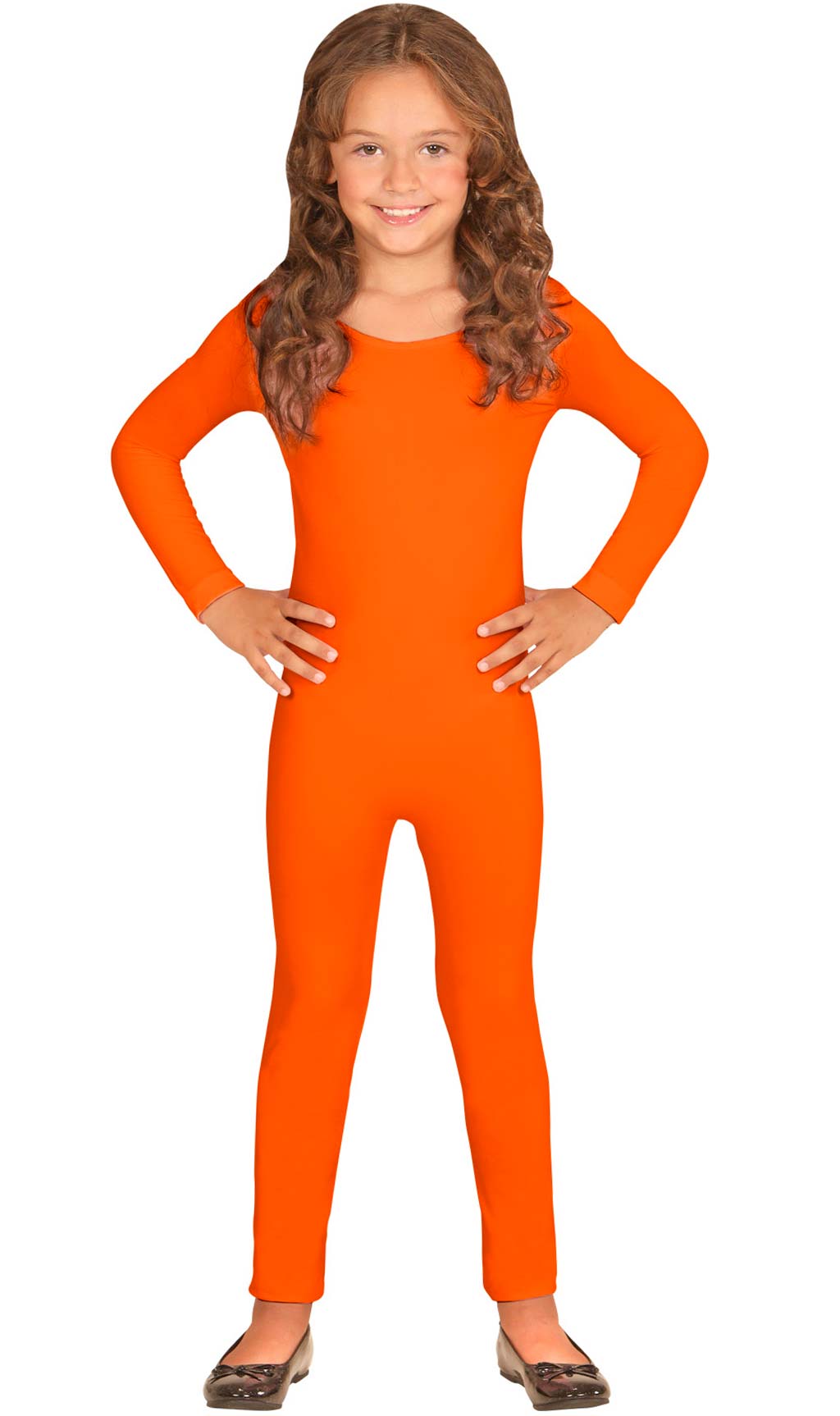 Malla de Cuerpo Entero Naranja infantil I Don Disfraz