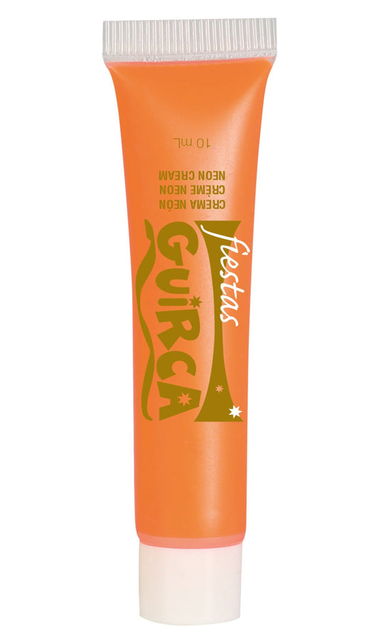 Maquillage crème orange fluorescent