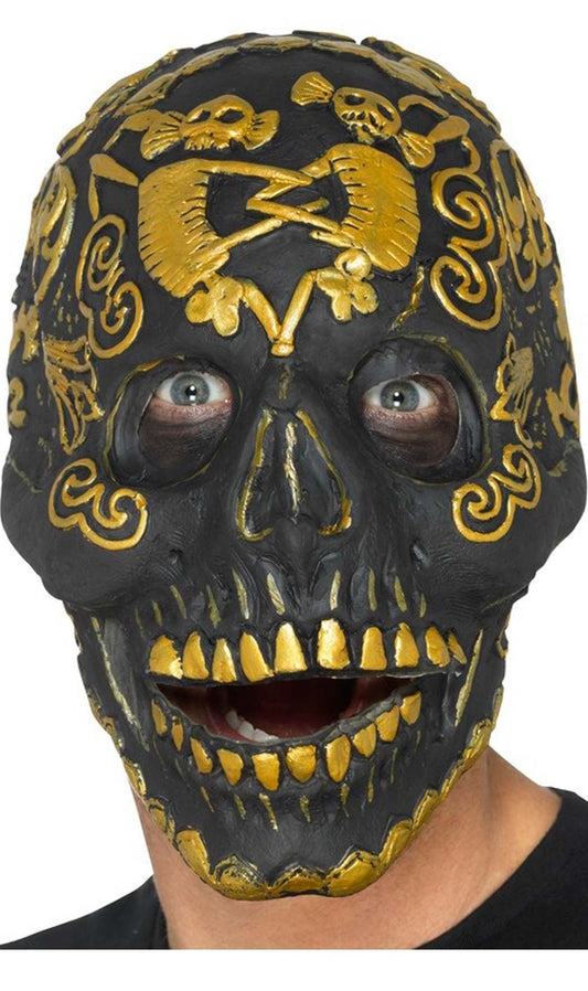 Masque de Tête de Mort Noire