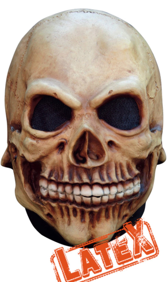 Masque Latex Tête de Mort Macabre