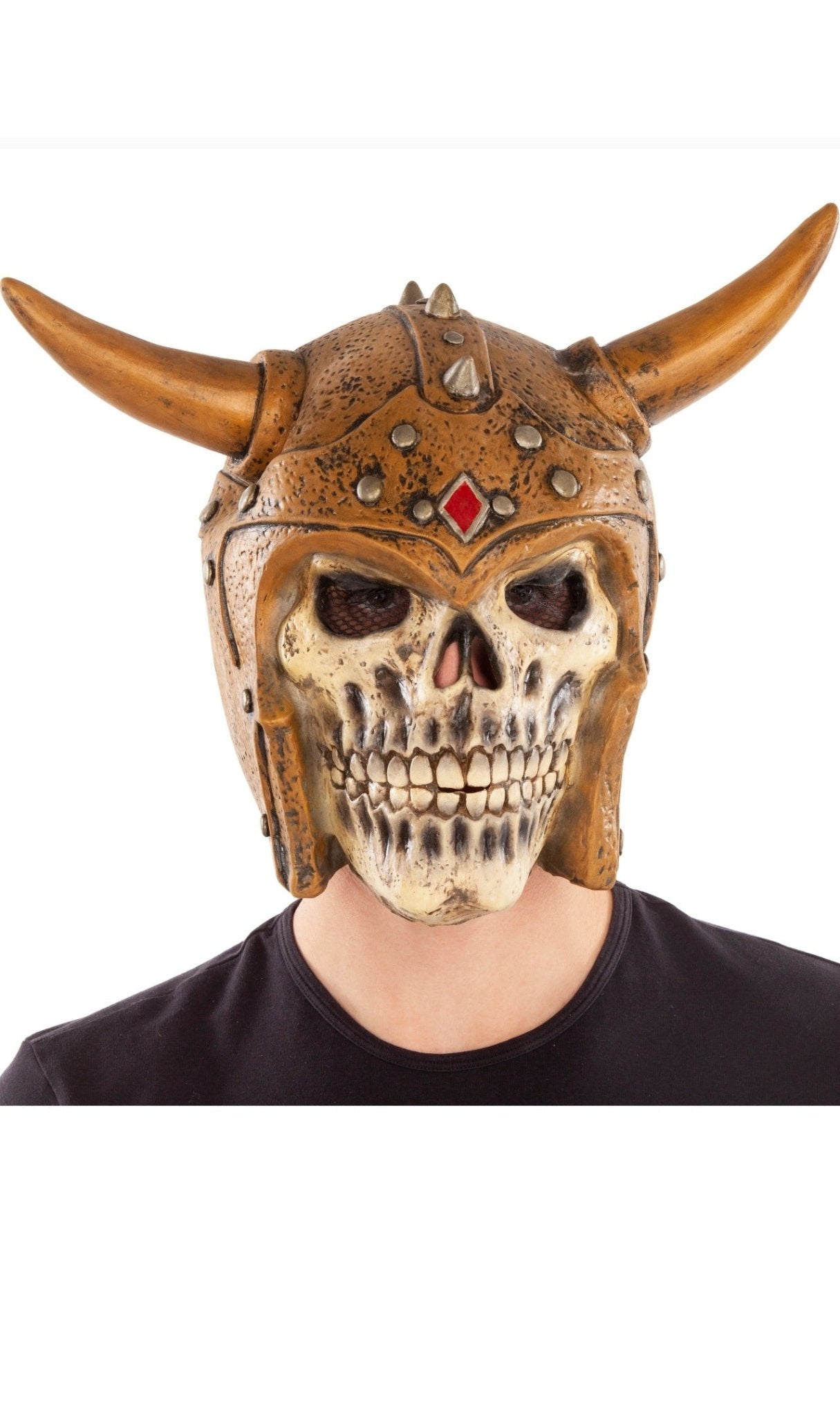 Masque en Latex Tête de Mort Viking