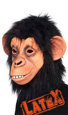 Masque Latex Chimpanzé Sourire
