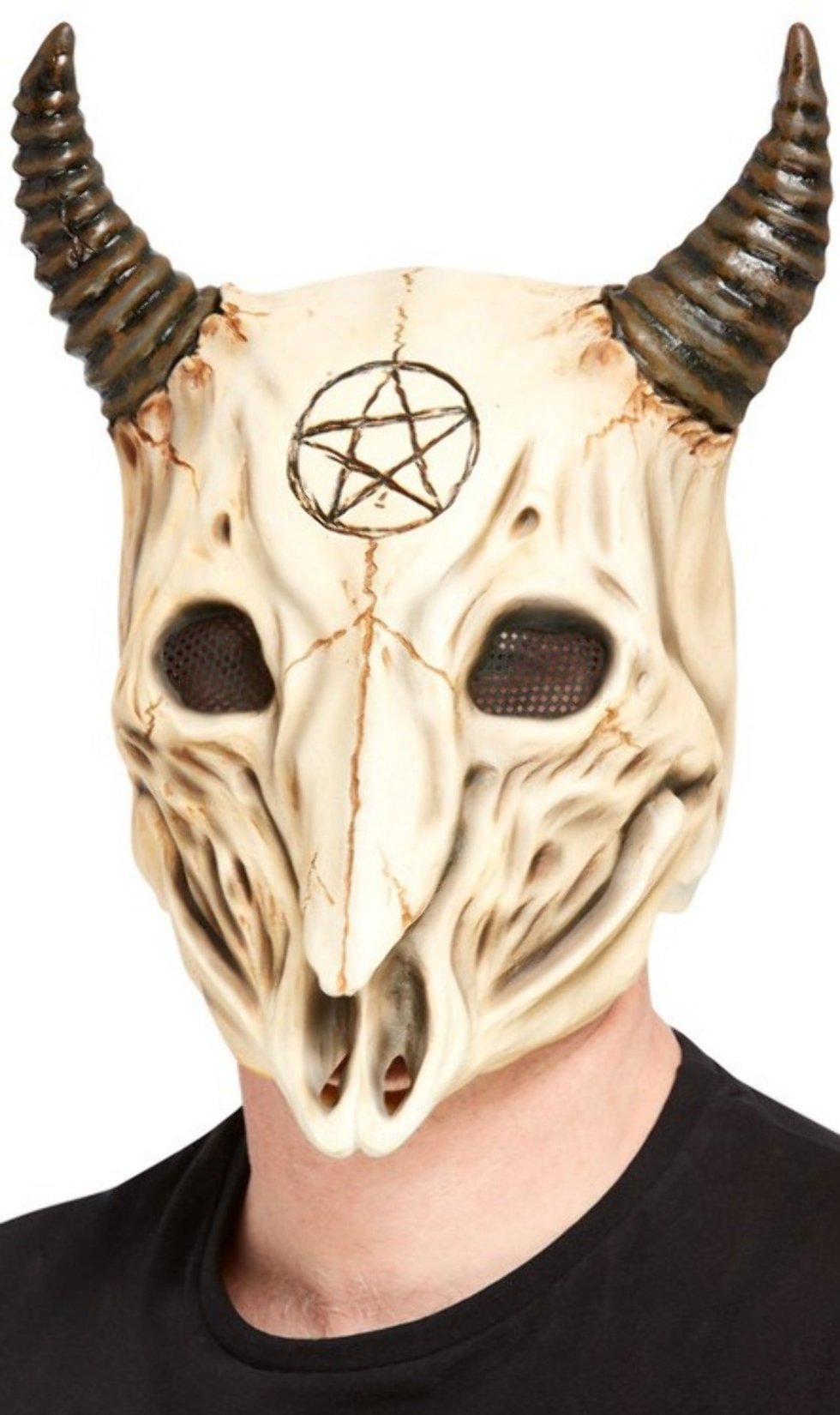 Masque de bélier satanique en latex