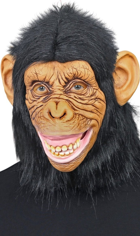 Masque en Latex de Singe Amusant