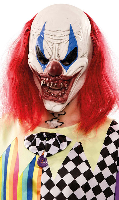 Masque en latex de Clown Satanique