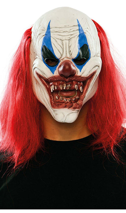 Masque en latex de Clown Satanique