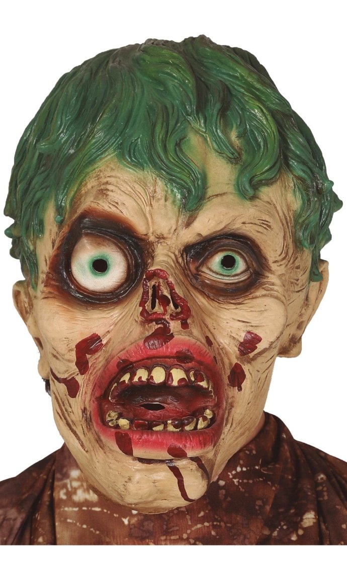 Masque Latex Zombie Bossu