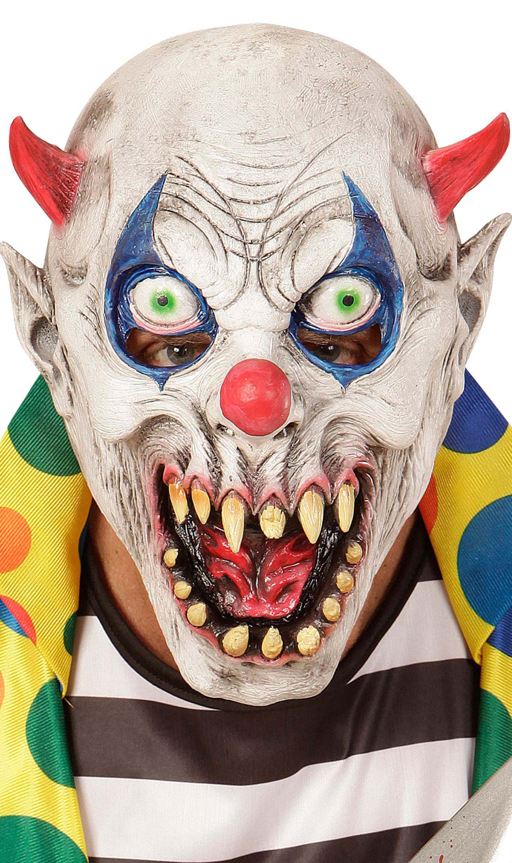 Masque Latex Clown Diabolique enfant