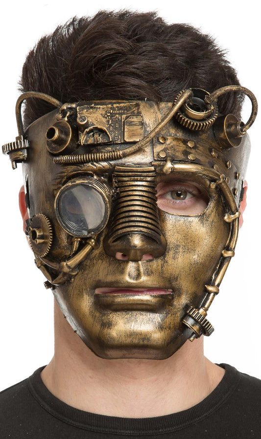 Masque de Steampunk Bronze