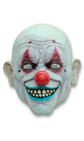 Masque en latex Clown Maléfique