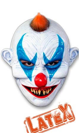 Masque latex Clown Psyco