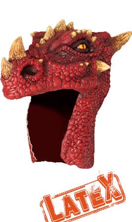 Masque Latex Dragon Rouge