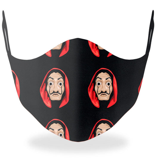 Masque de Braqueur Rouge pour enfant