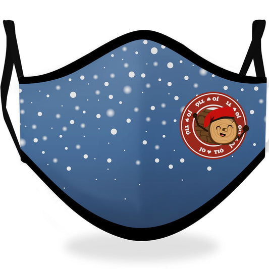 Mascarilla de Tela Tió de Nadal infantil I Don Disfraz