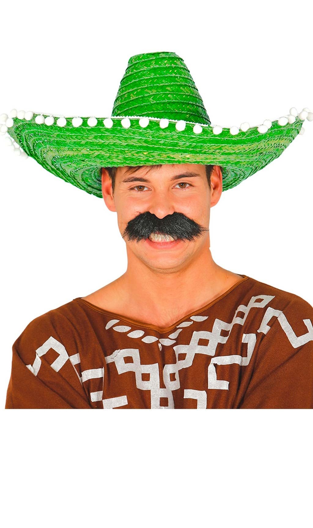 Sombrero Mexicain en Paille Vert
