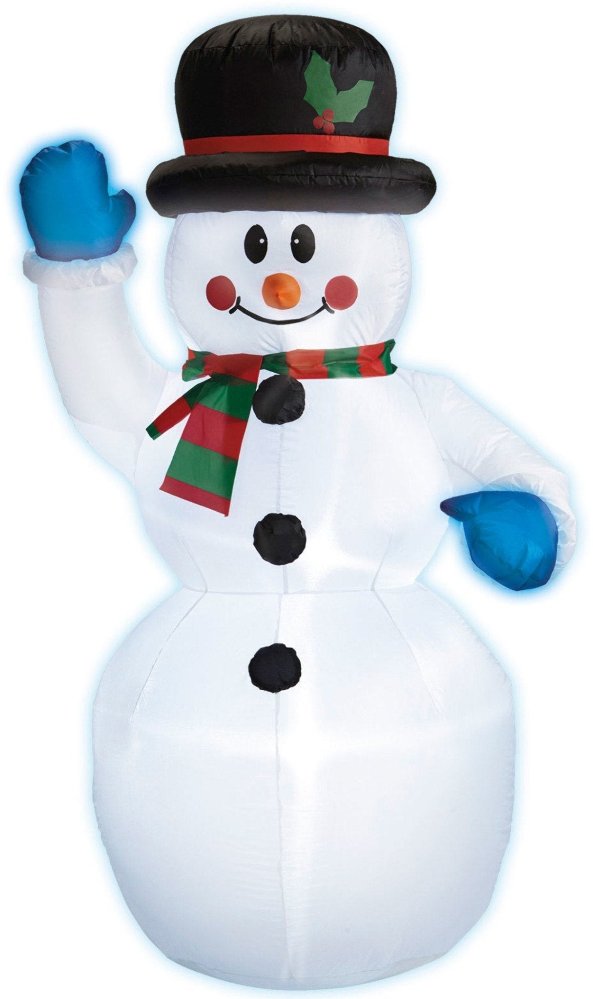 Bonhomme de Neige Lumineux Gonflable