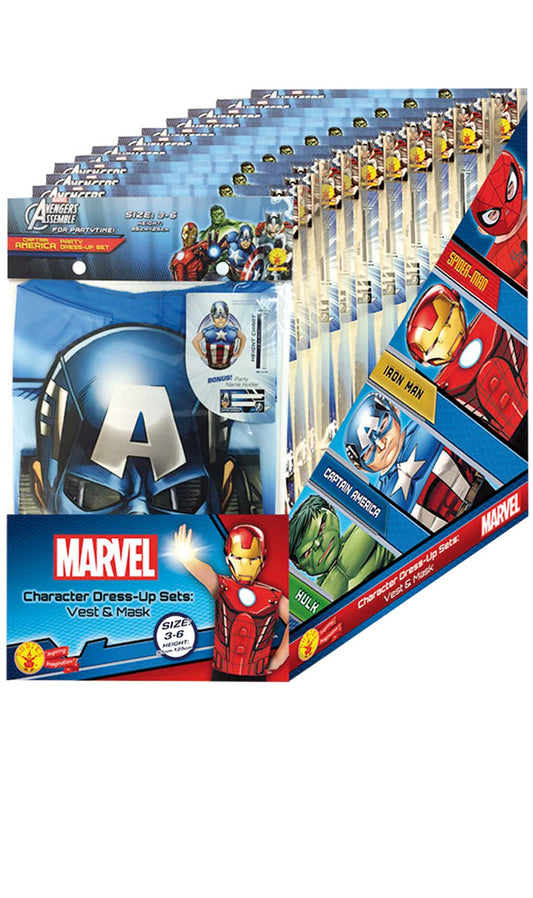 Pack de 4 Set de Super- Héros Avengers™ pour enfant