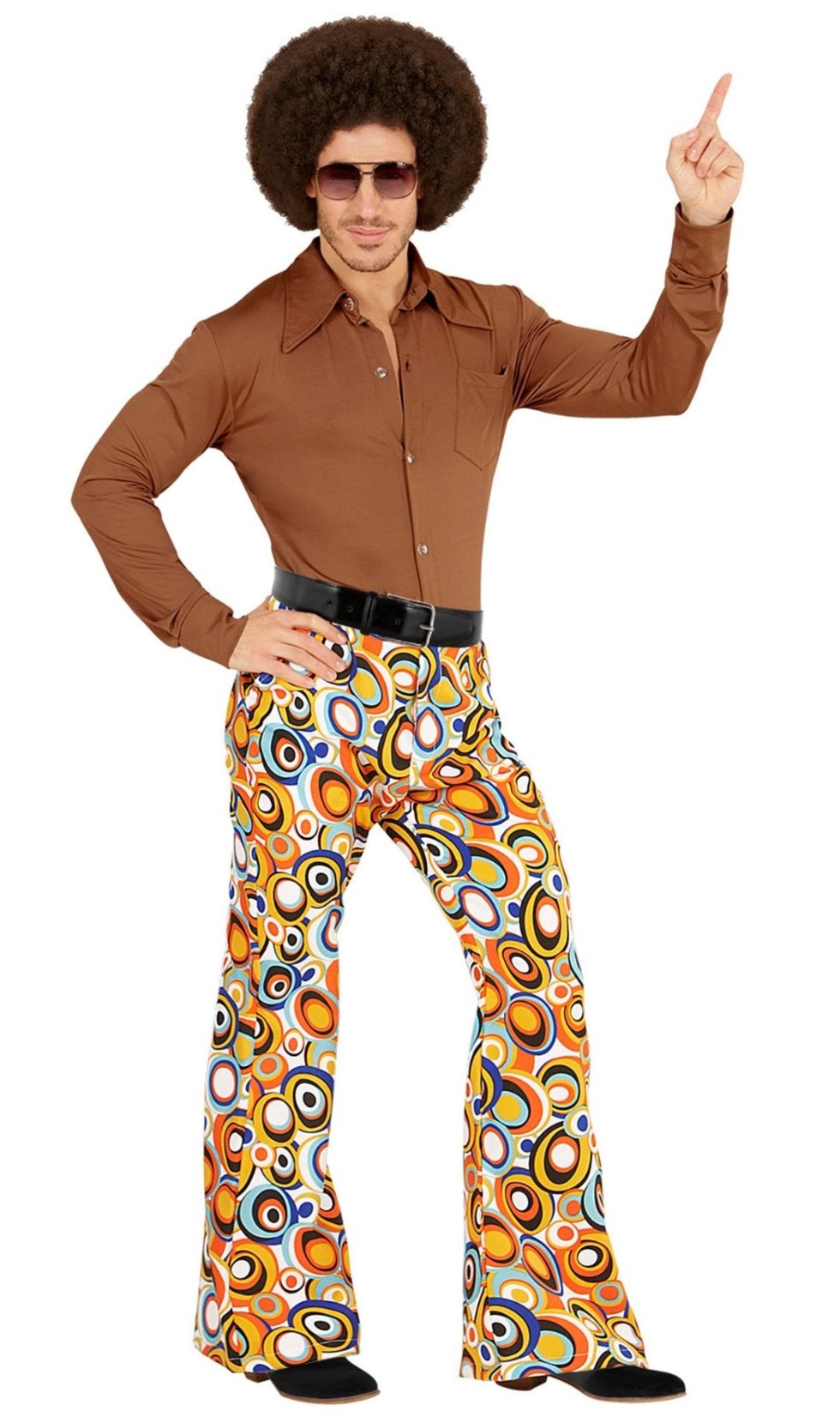 Pantalón de Años 70 Bubbles para hombre I Don Disfraz