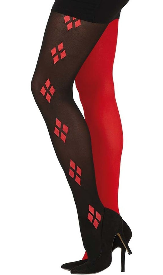 Collant Arlequin Bicolore
