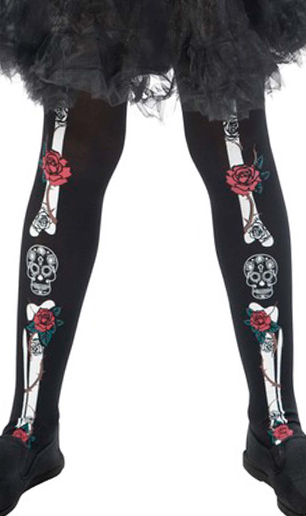 Collants de Squelette Dia de Los Muertos pour enfant