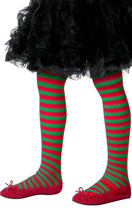 Collants Verts Rouges pour enfant