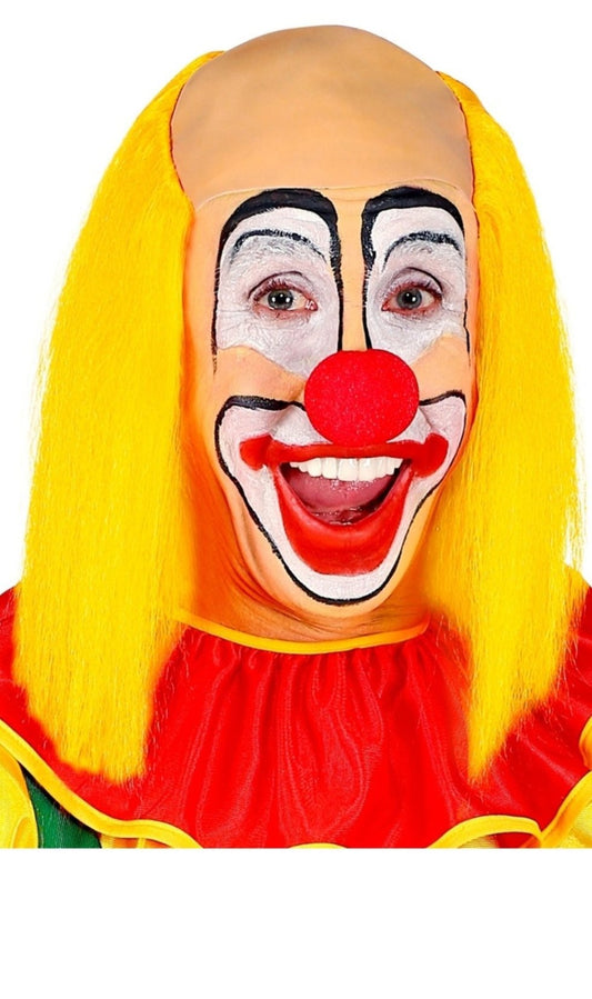 Perruque de Clown Jaune Chauve