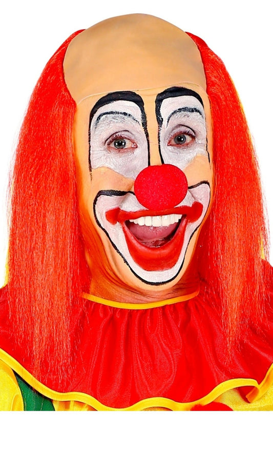 Perruque de Clown Rouge Chauve