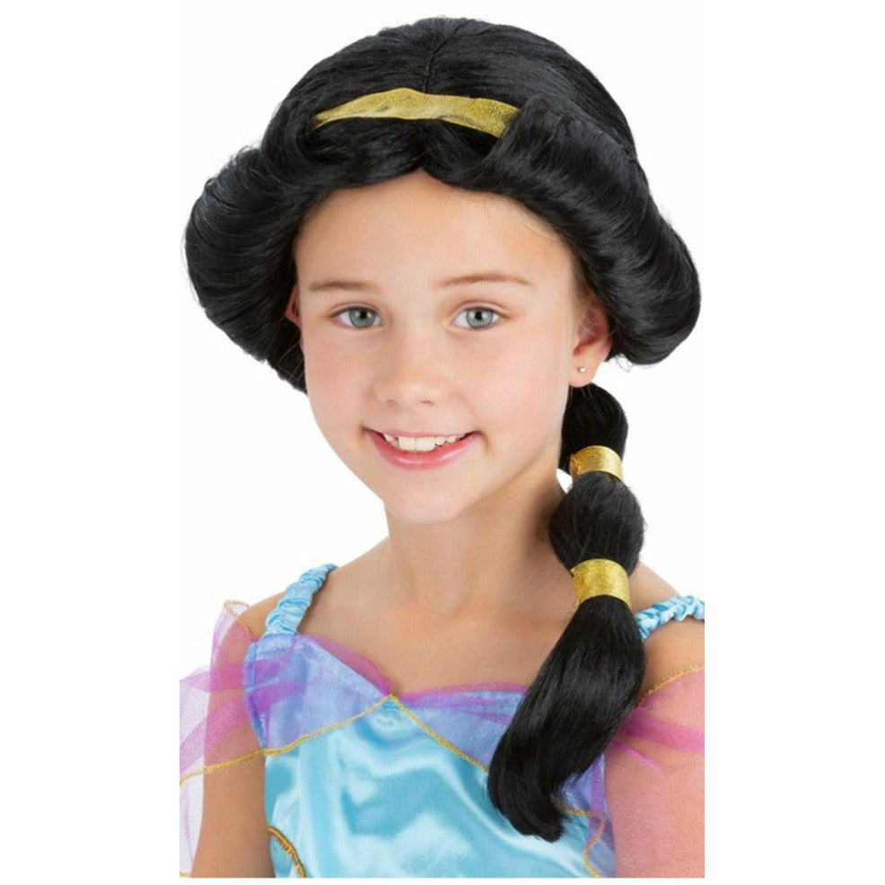Perruque Raiponce Princesse Enfant - Accessoire Cheveux Longs Cosplay Fête
