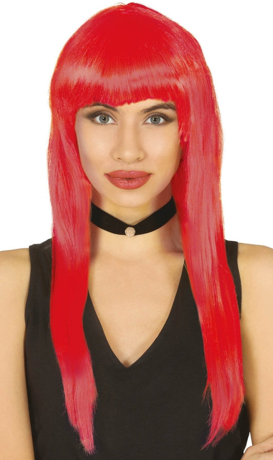 Perruque Rouge Cheveux Longue Eco