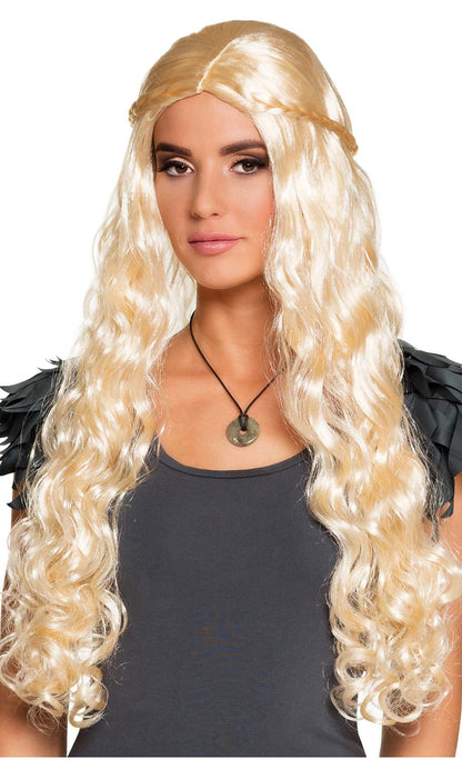 Perruque Tresse Longue Blonde