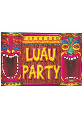 Poster Luau Party Décoration