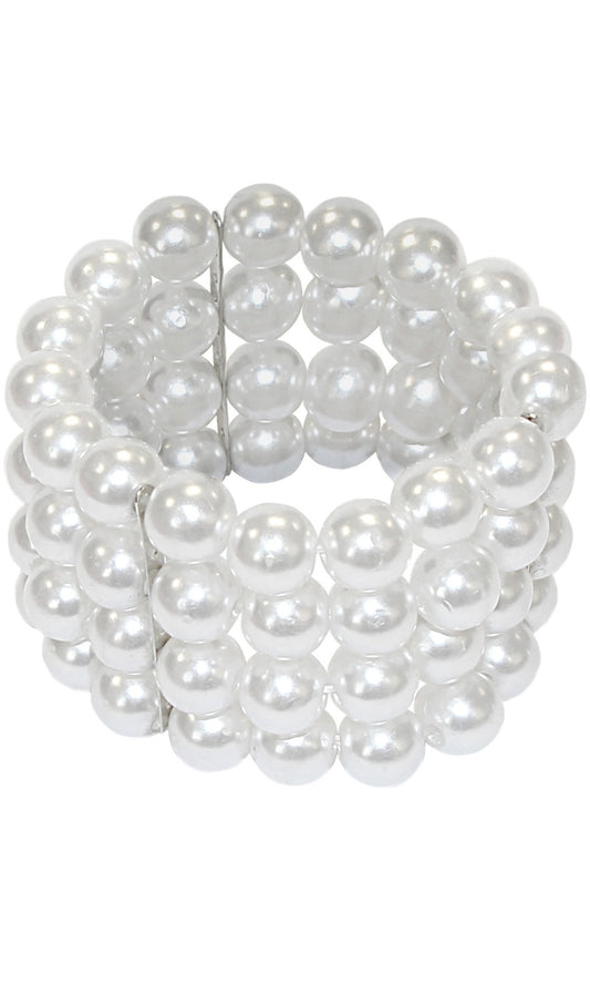 Bracelet de Perles Blanches