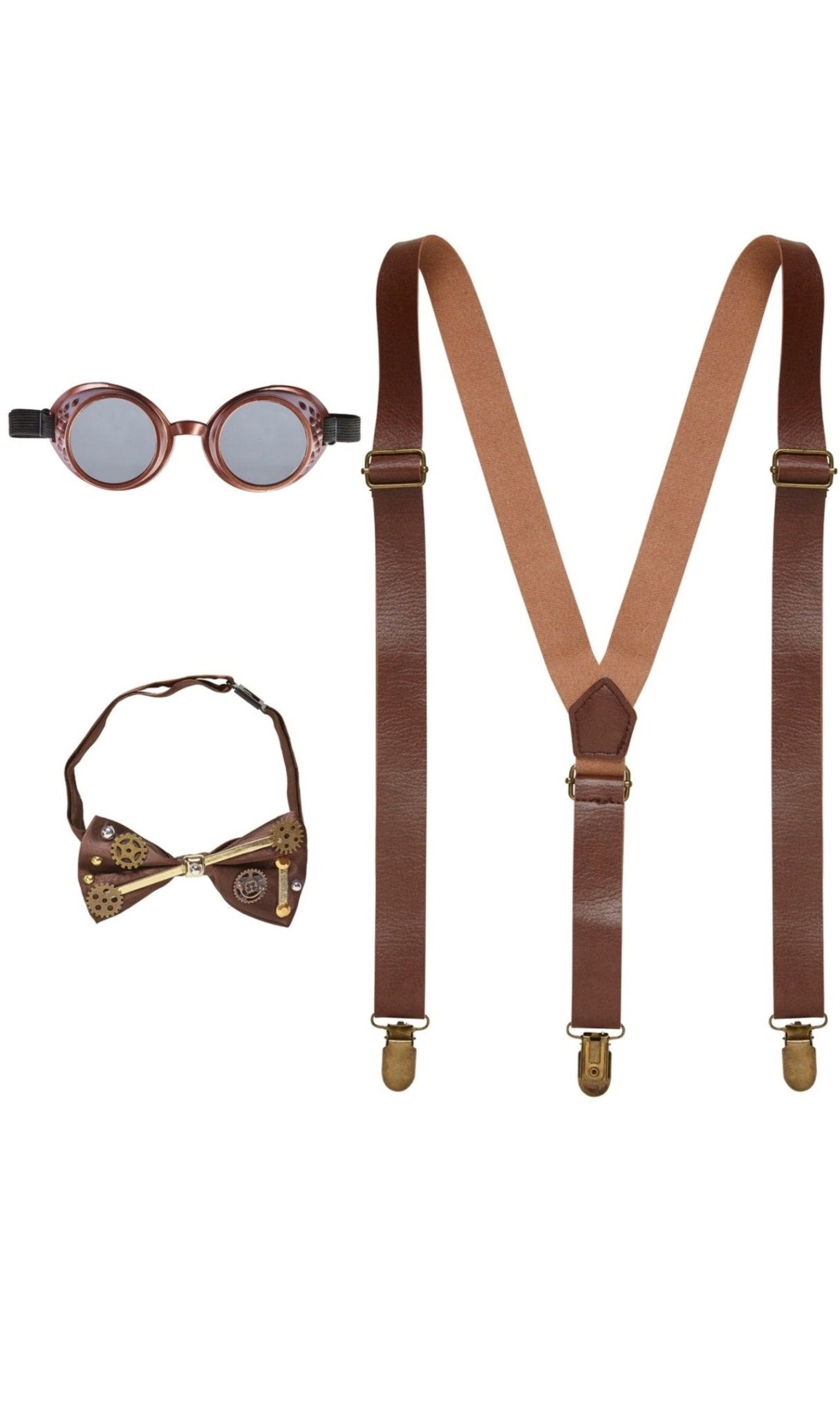 Set Steampunk Marron