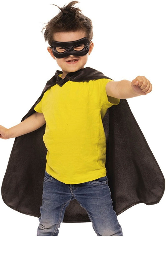 Set de super-héros noir pour enfant