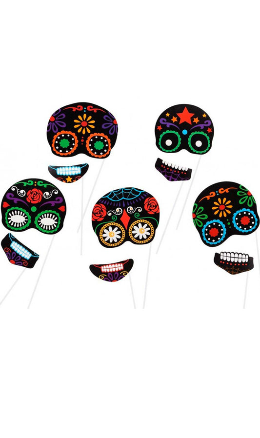 Kit Photobooth Dia de los Muertos