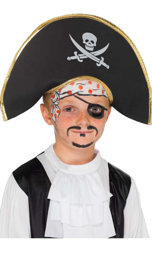 Chapeau de Capitaine Pirate pour enfant