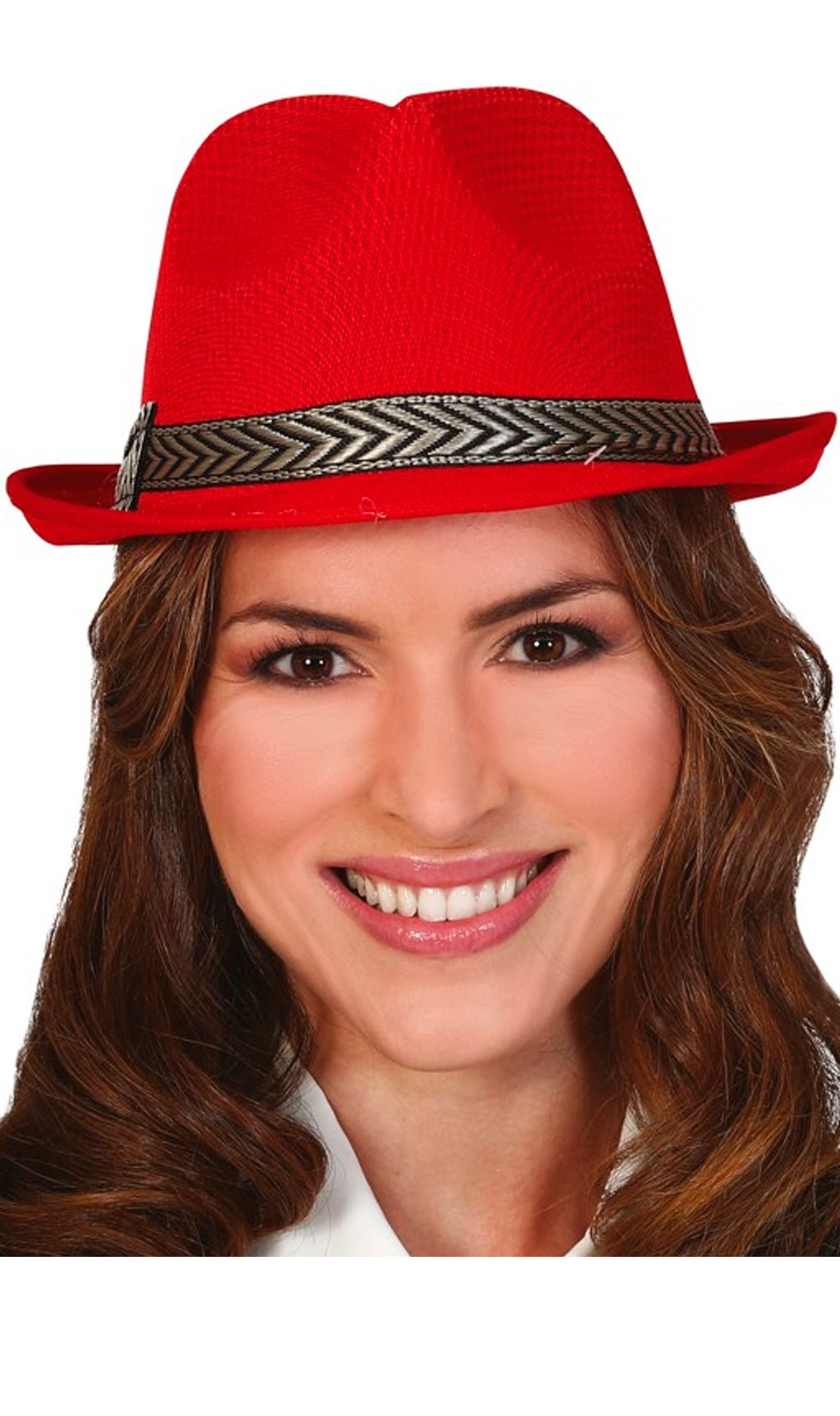 Chapeau de Gangster Rouge