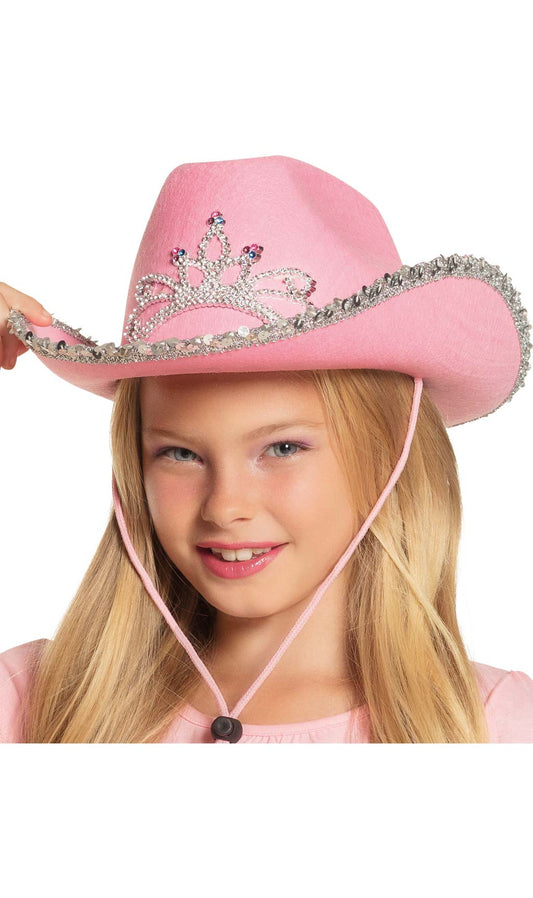 Chapeau Cowgirl Rose pour enfant