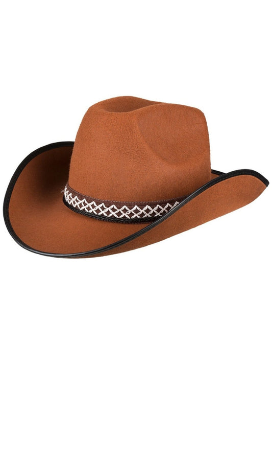Chapeau de cowboy marron pour enfant