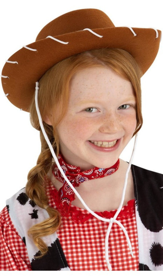 Chapeau Cowboy marron classique pour enfant