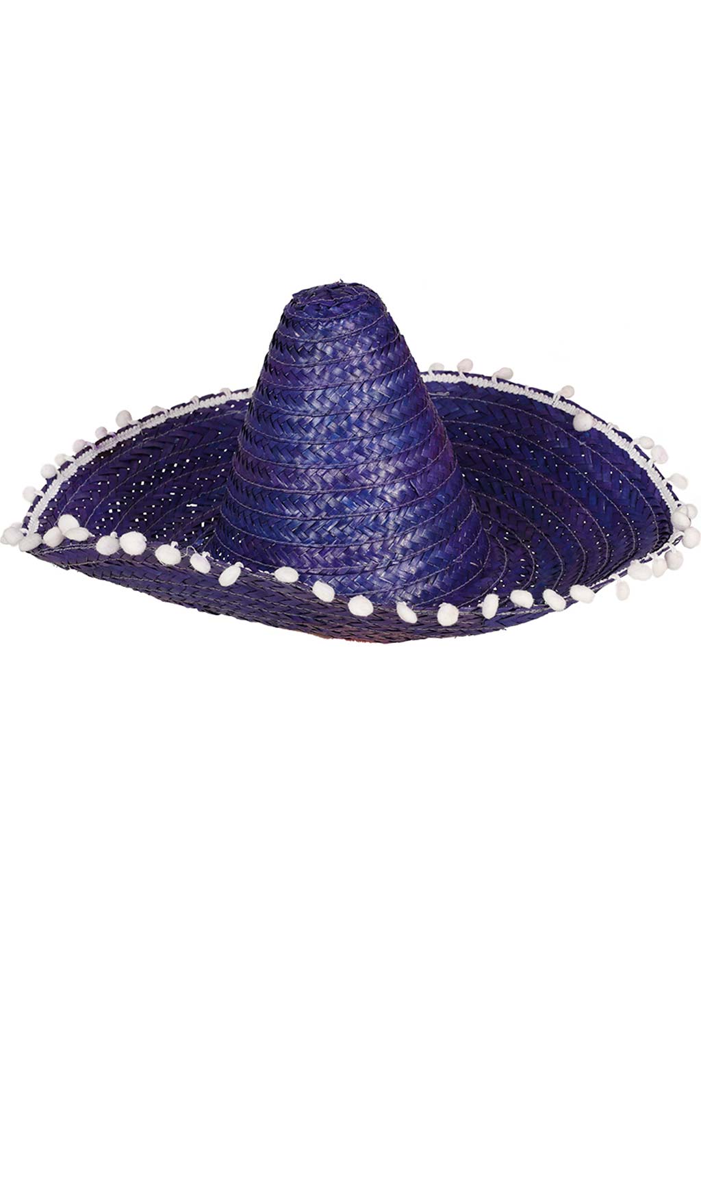 Sombrero Mexicain en Paille Bleu