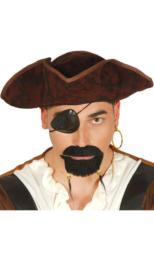 Chapeau Pirate Marron