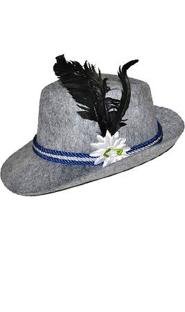 Chapeau Tyrol Gris Fleur