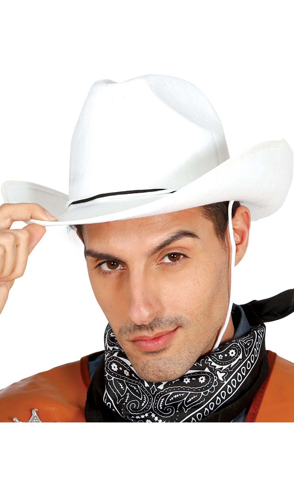 Chapeau Cowboy Blanc