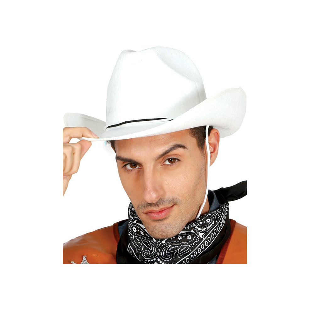 Chapeau de Cowboy Blanc - Boutique Cowboy Chapeau de Cowboy Blanc - Boutique Cowboy
